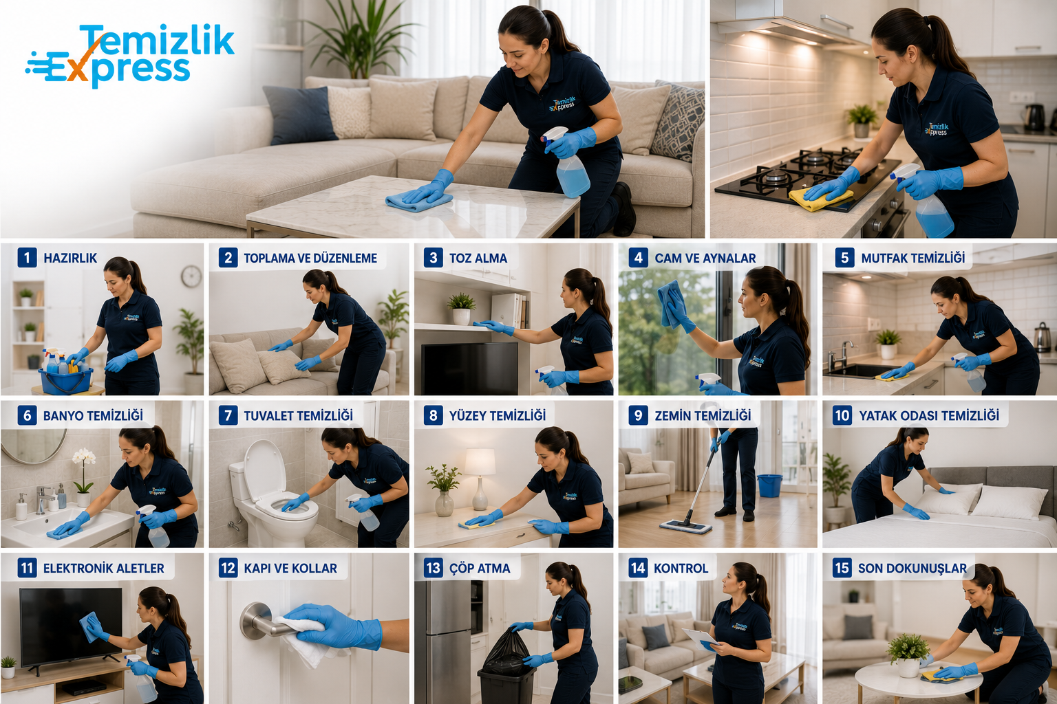 Ev Temizliği Nasıl Yapılır? Adım Adım Eksiksiz Rehber